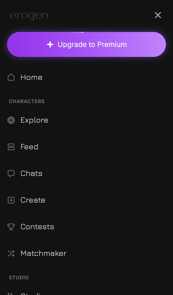 Erogen home page on a phone, Oct 8, 2026
