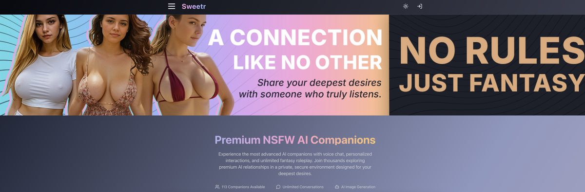 Sweetr app screenshot