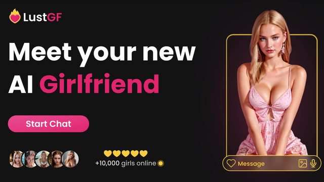 LustGF AI Girlfriend demo frame
